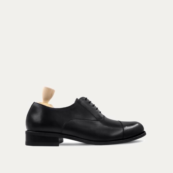 Haydn - Men's Black Calf Leather Oxford Shoe