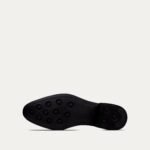 Heath - Men's Black Crocodile Printed Loafer