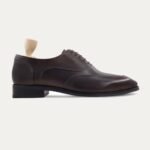Kabe - Men's Dark Brown Calf Leather Oxford Shoe