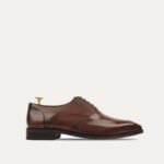 Kabe - Men's Dark Brown Calf Leather Oxford Shoe