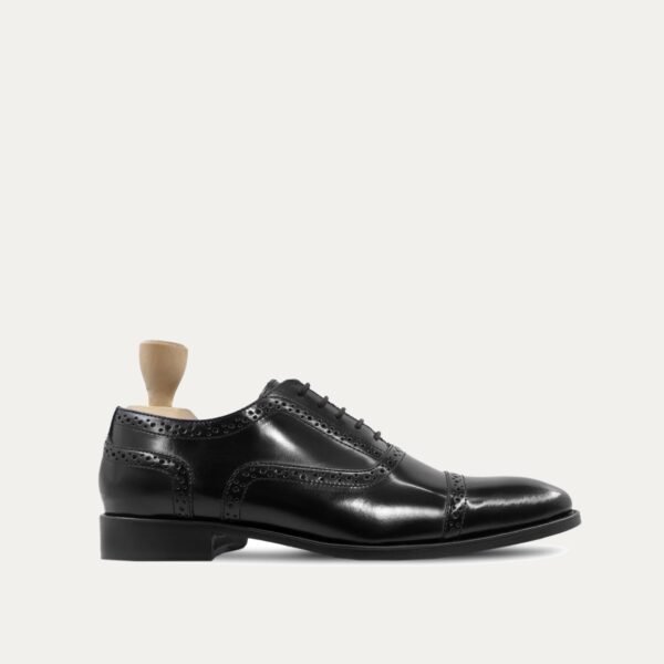 Katsu - Men's Black Box Leather High Shine Oxford Shoe
