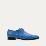 Kosti - Men's Burnished Blue Calf Leather Derby Shoe