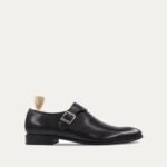 Minami - Men's Black Calf Leather Single Monkstrap