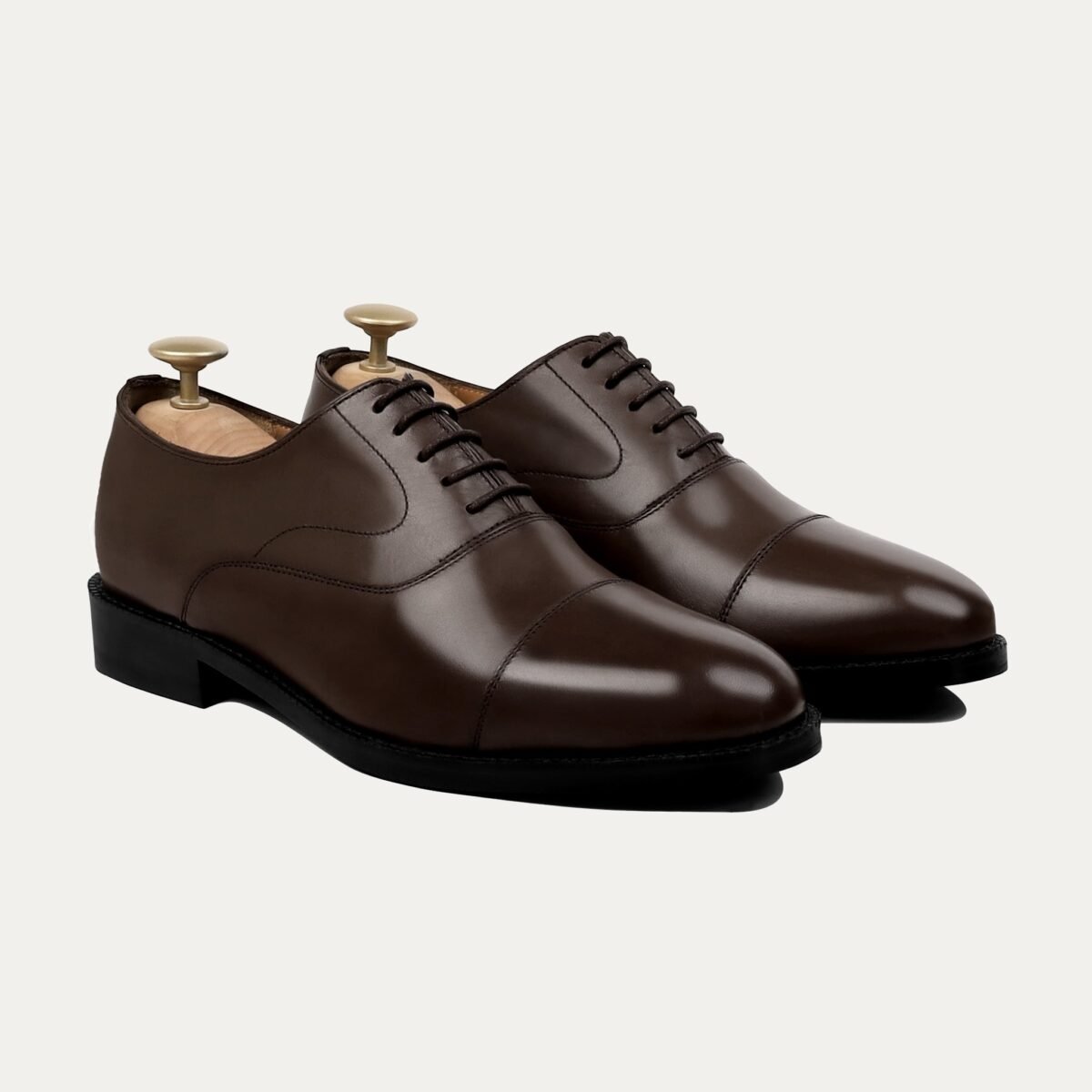 Northminister - Men's Dark Brown Calf Leather Oxford Shoe