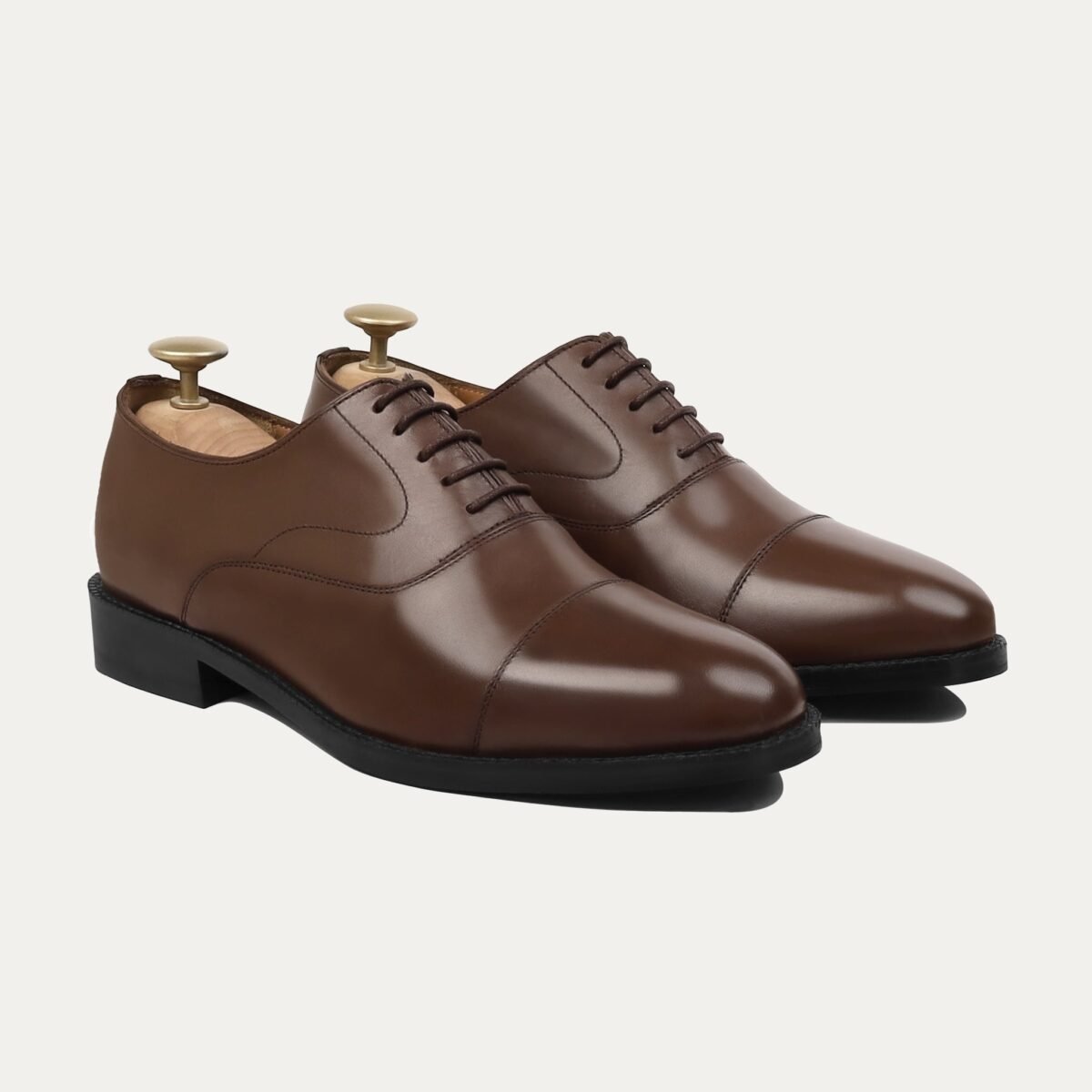 Northminister - Men's Dark Brown Calf Leather Oxford Shoe