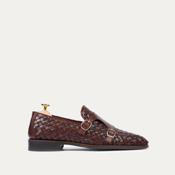 Orwell - Men's Reddish Brown Calf Leather Double Monkstrap