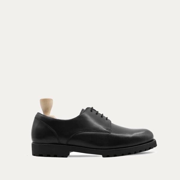 Pepe - Men's Black Calf Leather Derby Shoe