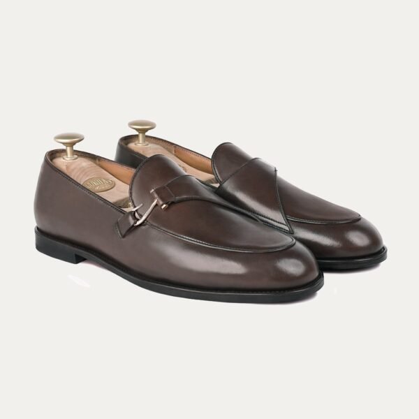Rafale - Men's Dark Brown Calf Leather Loafer