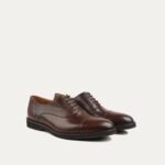Rostock - Men's Dark Brown Calf Leather Oxford Shoe
