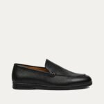 Rove - Men's Dark Brown Pebble Grain Leather Loafer