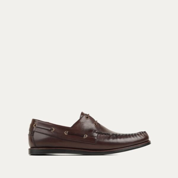 Tawran - Men's Brown Calf Leather Derby Shoe