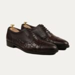 Teodoro - Men's Dark Brown Calf Leather Oxford Shoe