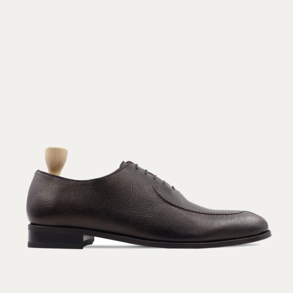Torun - Men's Black Pebble Grain Leather Wholecut