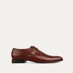Trena - Men's Oxblood Calf Leather Single Monkstrap