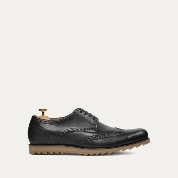 Yoite - Me's Black Calf Leather Derby Shoe