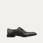 York - Men's Black Calf Leather Double Monkstrap